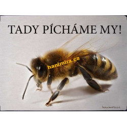 POZOR VČELY Tady pícháme my 1